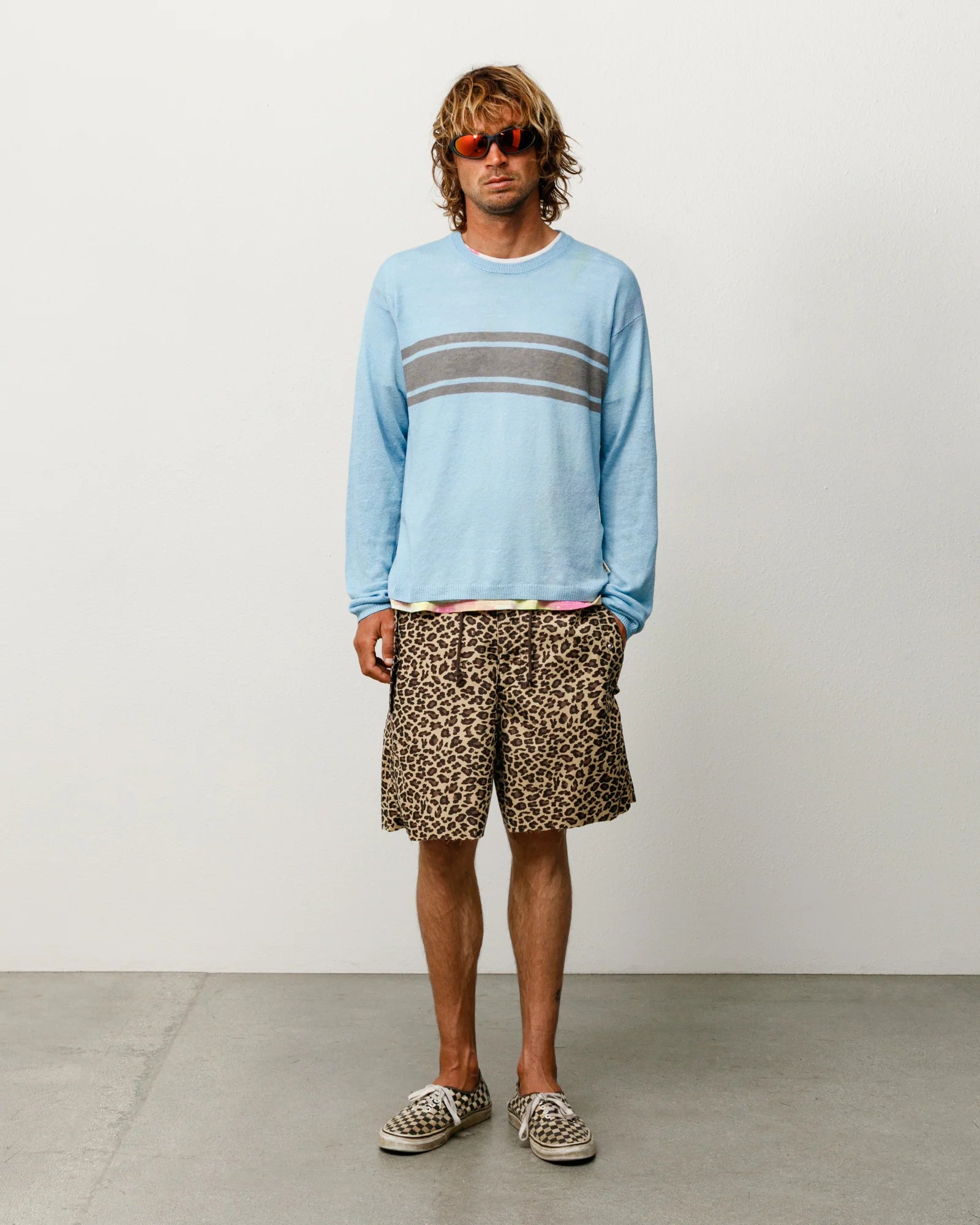 LIGHTWEIGHT STRIPED SWEATER