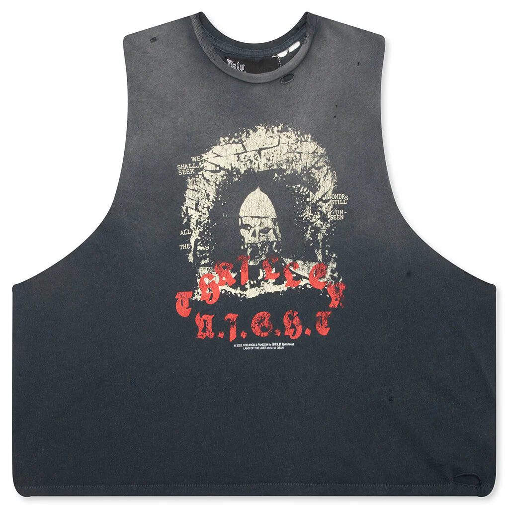 Thriller Night Cut Off Tee Vintage Black