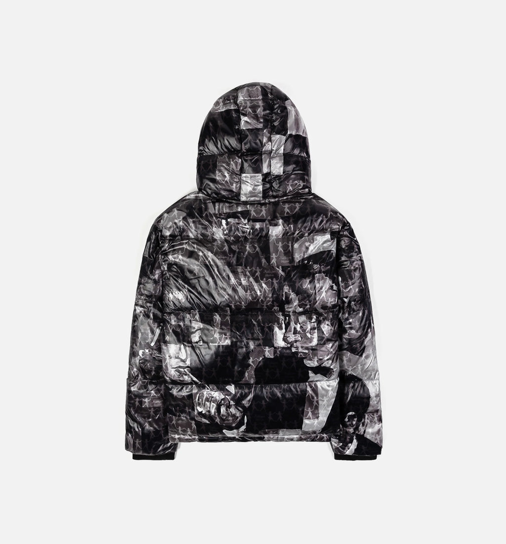 Puma x Kidsuper All Over Print Puffer Mens Jacket Black