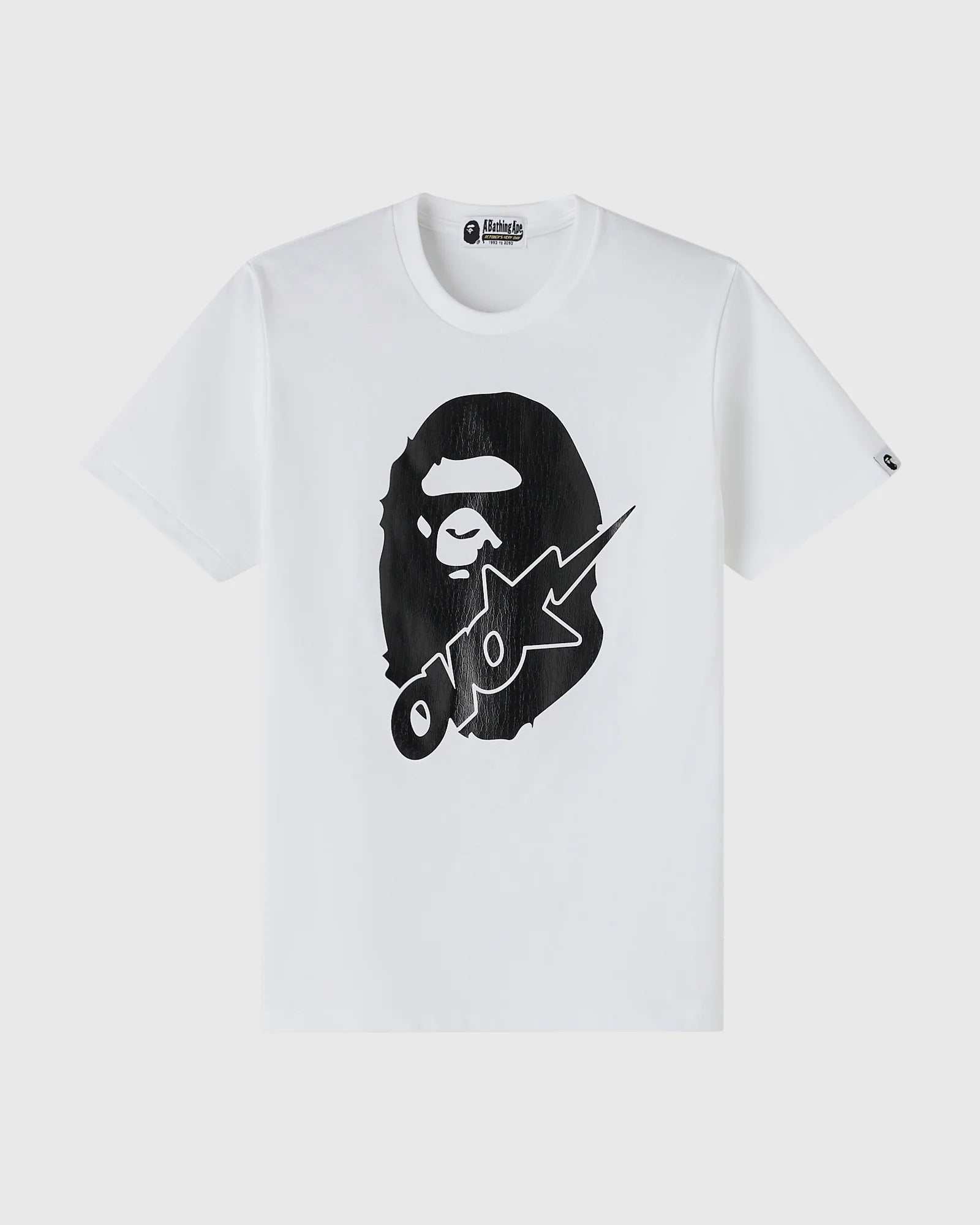 BAPE OVO Sta Crocodile Print Tee White