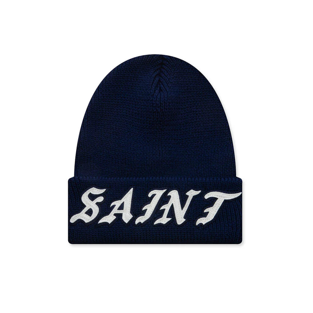 Saint Knit Beanie Navy