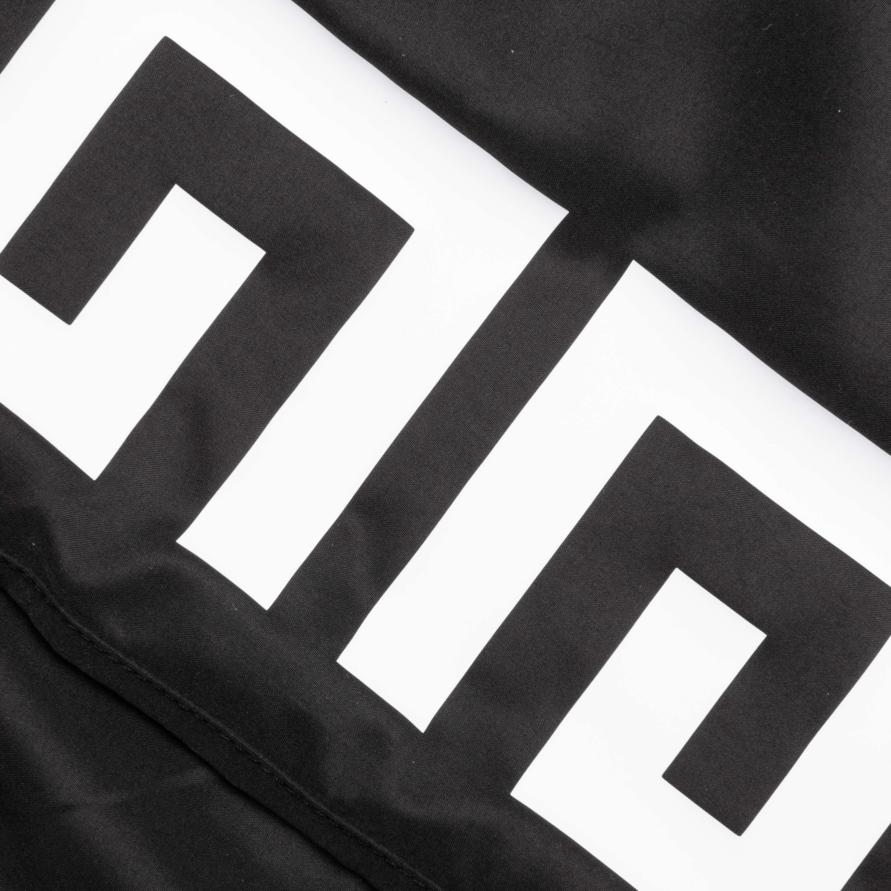 4G Long Swim Shorts Black White