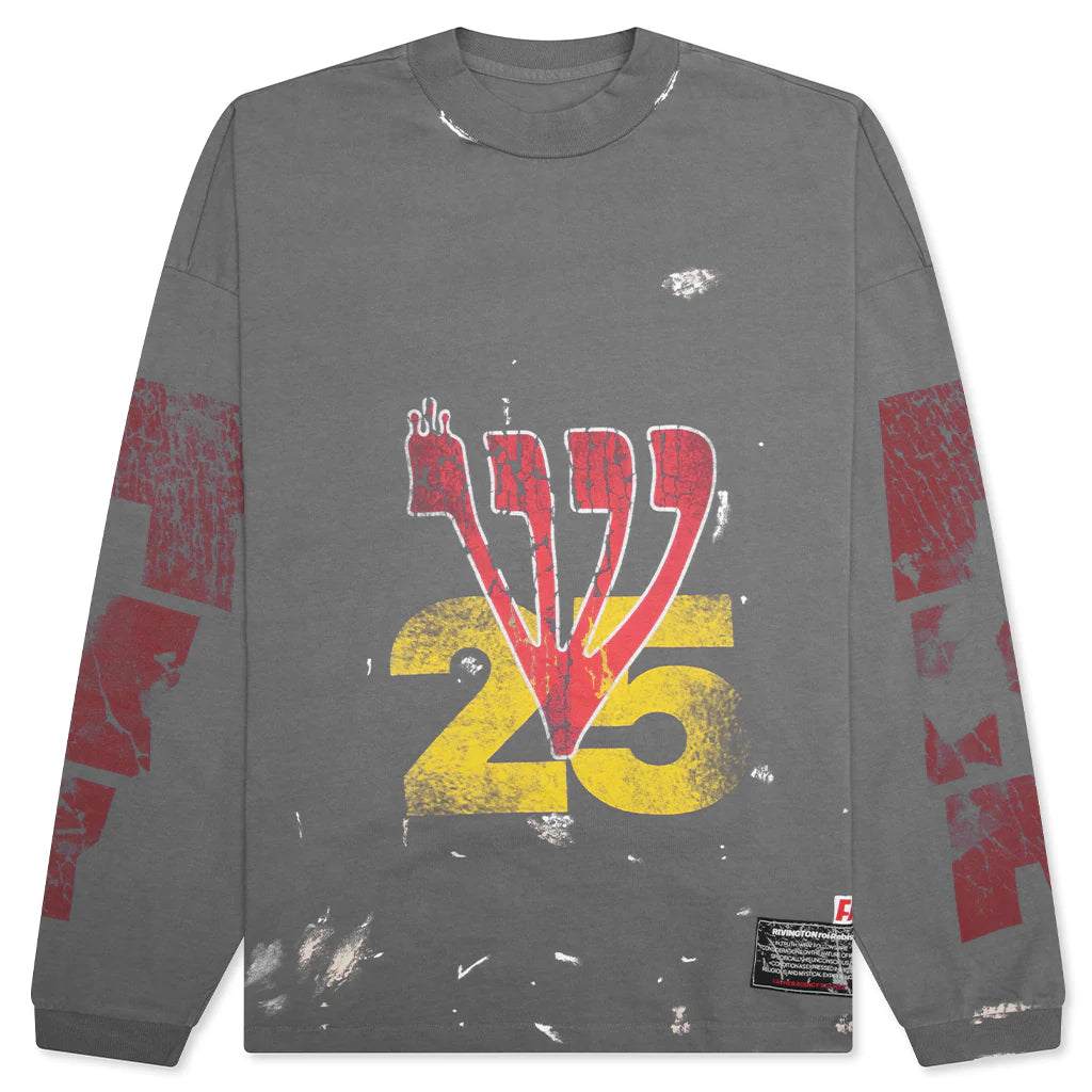 Love Stuff L S Tee Grey